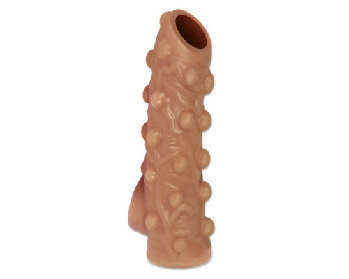 Заказать Телесная насадка с бугорками и открытой головкой Nude Sleeve M - 12 см. Заказать Телесная насадка с бугорками и открытой головкой Nude Sleeve M - 12 см.