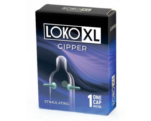 Заказать Стимулирующая насадка на пенис LOKO XL GIPPER Заказать Стимулирующая насадка на пенис LOKO XL GIPPER