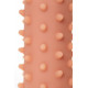 Насадка на фаллос с шипами и бугорками Extreme Sleeve 003 S-size - 12,7 см.