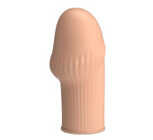 Телесная насадка на пенис Huel - 9 см.