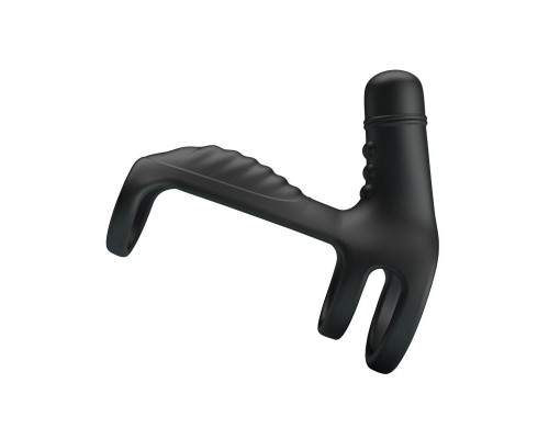 Заказать Черная вибронасадка на пенис Vibrating Penis Sling