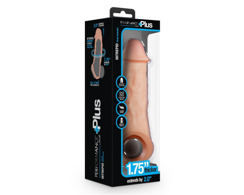 Телесная насадка-удлинитель Intrepid 9.25 Inch Realistic Penis Extender Sleeve - 23,5 см.