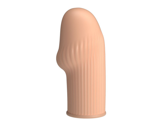 Телесная насадка на пенис Huel - 9 см.