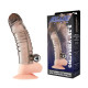 Заказать Дымчатая насадка на пенис с вибрацией  Vibrating Penis Enhancing Sleeve Extension - 13,3 см.