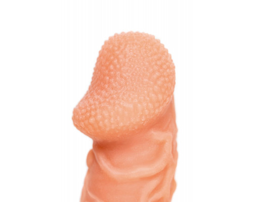 Заказать Телесная закрытая насадка с венками Cock Sleeve Size M - 15,6 см. Заказать Телесная закрытая насадка с венками Cock Sleeve Size M - 15,6 см.