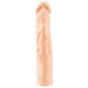 Заказать Телесная насадка-удлинитель Silicone Extension - 19 см.