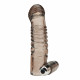 Заказать Дымчатая насадка на пенис с вибрацией  Vibrating Penis Enhancing Sleeve Extension - 13,3 см.