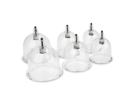 Заказать Набор из 6 вакуумных банок с насосом Erotic Suction Cupping Set