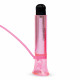 Заказать Розовый вакуумный стимулятор для клитора с вибрацией Vibrating Clitoral Pump with Quick Release