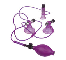 Виброприсоски-помпы для стимуляции сосков и клитора Triple Suckers