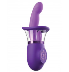 Фиолетовая помпа-вибратор Ultimate Pleasure Pro Plus