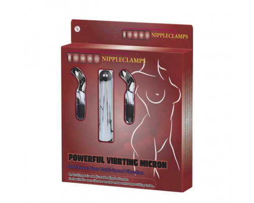 Заказать Набор из вибратора и вибростимуляторов для груди