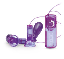 Вакуумные помпы для груди с вибрацией Remote Control Vibrating Nipple Suckers