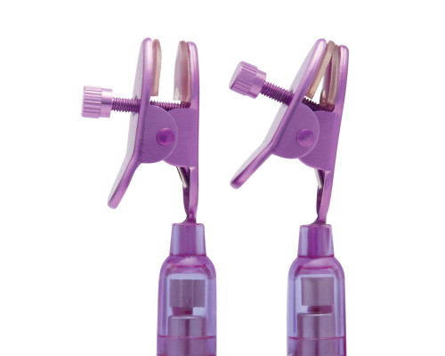Заказать Многоскоскоростные виброзажимы для сосков Remote Control Vibrating Nipple Clips