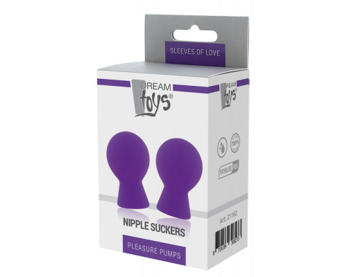 Заказать Фиолетовые присоски для груди LIT-UP NIPPLE SUCKERS SMALL PURPLE