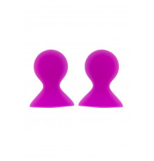 Ярко-розовые помпы для сосков LIT-UP NIPPLE SUCKERS LARGE PINK