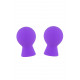 Заказать Фиолетовые присоски для груди LIT-UP NIPPLE SUCKERS SMALL PURPLE