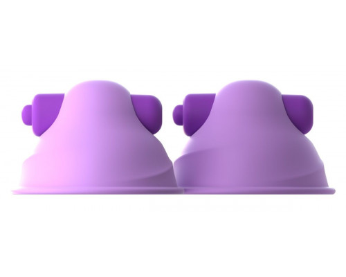 Заказать Фиолетовые виброприсоски-стимуляторы на соски Vibrating Nipple