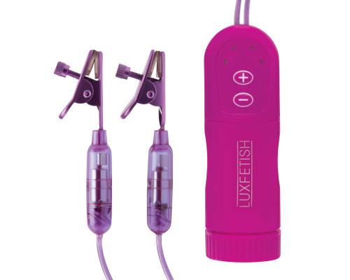 Заказать Многоскоскоростные виброзажимы для сосков Remote Control Vibrating Nipple Clips