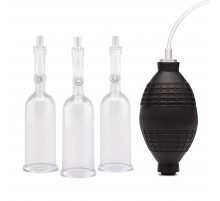 Вакуумная помпа для клитора и сосков Nipple Suckers with Clitoral Pump