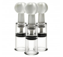 Набор из 3 помп для клитора и сосков Max Twist Clit and Nipple Triple Sucker Set