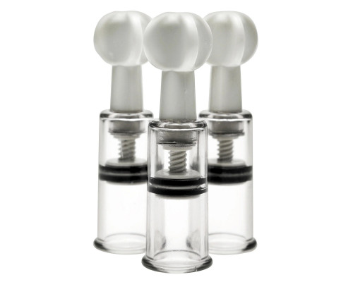 Заказать Набор из 3 помп для клитора и сосков Max Twist Clit and Nipple Triple Sucker Set