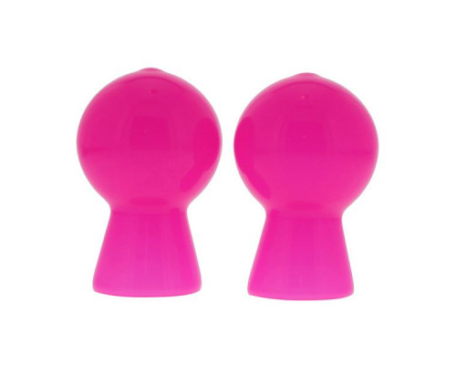 Заказать Розовые вакуумные помпы для сосков NIPPLE SUCKER PAIR IN SHINY PINK