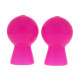 Заказать Розовые вакуумные помпы для сосков NIPPLE SUCKER PAIR IN SHINY PINK