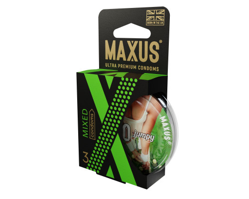 Заказать Презервативы в пластиковом кейсе MAXUS AIR Mixed - 3 шт.