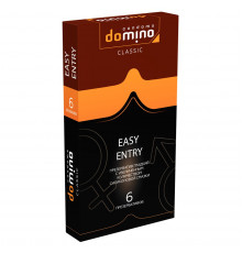 Презервативы с увеличенным количеством смазки DOMINO Classic Easy Entry - 6 шт.