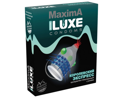 Заказать Презерватив LUXE Maxima «Королевский экспресс» - 1 шт.