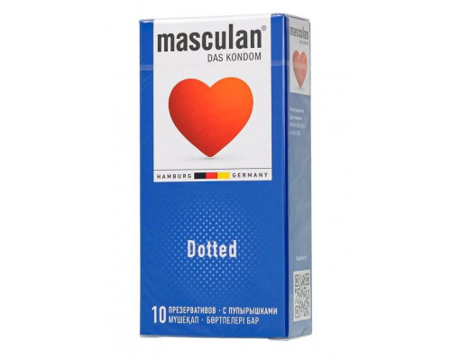 Заказать Презервативы с пупырышками Masculan Dotted - 10 шт.