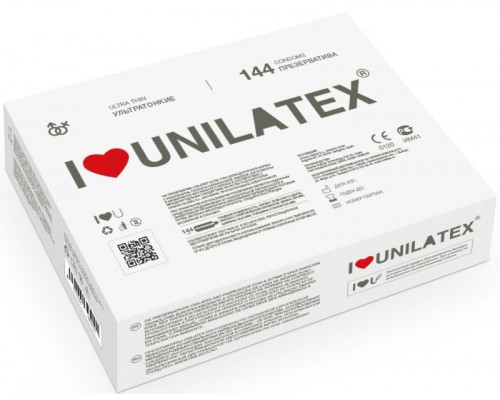 Заказать Ультратонкие презервативы Unilatex Ultra Thin - 144 шт.