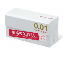 Супер тонкие презервативы Sagami Original 0.01 - 10 шт.