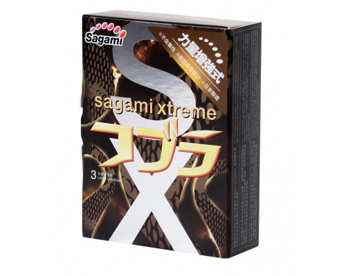 Заказать Суженные к основанию презервативы Sagami Xtreme Cobra - 3 шт. Заказать Суженные к основанию презервативы Sagami Xtreme Cobra - 3 шт.
