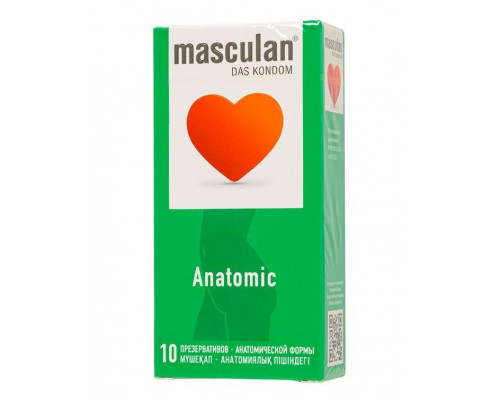 Заказать Презервативы анатомической формы Masculan Anatomic - 10 шт.