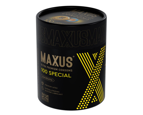 Заказать Текстурированные презервативы в кейсе MAXUS So Much Sex - 100 шт.