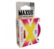 Ароматизированные презервативы Maxus Exotic Mix - 3 шт.