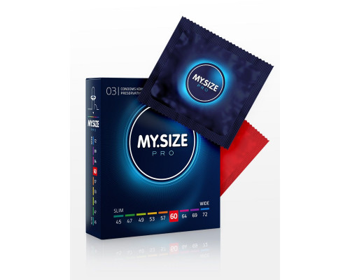 Заказать Презервативы MY.SIZE размер 60 - 3 шт.