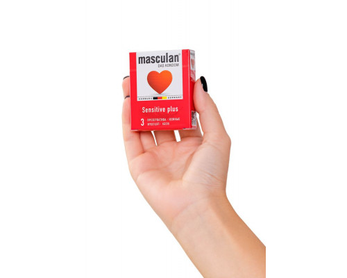 Заказать Презервативы Masculan Sensitive plus - 3 шт.