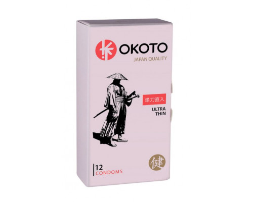 Заказать Тонкие презервативы OKOTO Ultra Thin - 12 шт.
