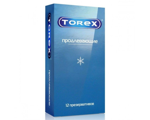 Заказать Презервативы Torex  Продлевающие  с пролонгирующим эффектом - 12 шт.