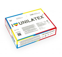 Разноцветные ароматизированные презервативы Unilatex Multifruits - 144 шт.