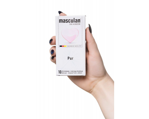 Заказать Супертонкие презервативы Masculan Pur - 10 шт.