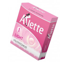 Ультратонкие презервативы Arlette Light - 3 шт.