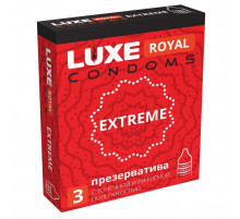 Текстурированные презервативы LUXE Royal Extreme - 3 шт.