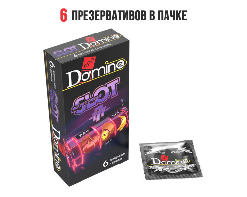 Заказать Ароматизированные презервативы DOMINO  Фруктовый слот  - 6 шт.