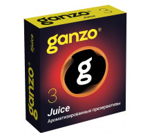 Ароматизированные презервативы Ganzo Juice - 3 шт.