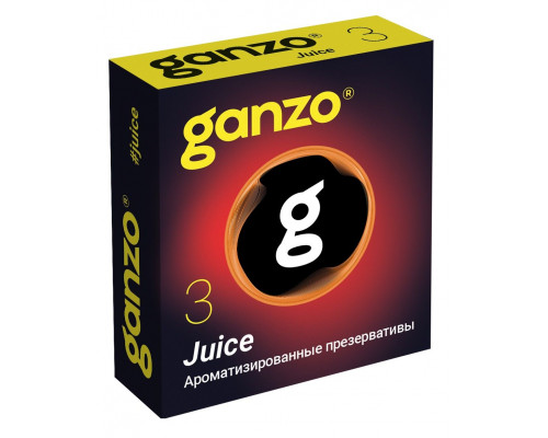 Заказать Ароматизированные презервативы Ganzo Juice - 3 шт.