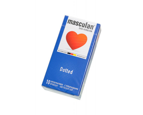 Заказать Презервативы с пупырышками Masculan Dotted - 10 шт.